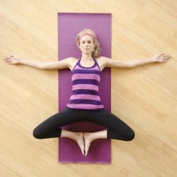 Reclining Butterfly the Uttana Shishosana Reclining Butterfly Pose - Uttana Shishosana सुप्त बाध कोनासन Yoga Asana Collection